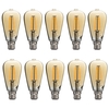 electriQ Smart dimmable Wifi filament bulb with B22 bayonet fitting - 10 Pack