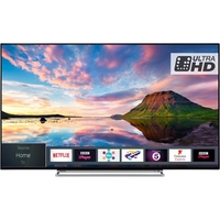 GRADE A1 - 55" Toshiba 55U6863DB 4K Ultra HD Smart HDR LED TV with 1 Year Warranty