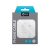 GRADE A1 - Core USB Type-C Cable in Case 1M White Fast Charge
