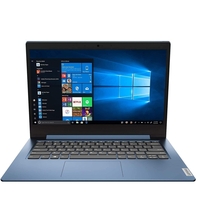 Refurbished Lenovo IdeaPad 1 AMD Athlon 3020e 4GB 64GB 11.6 Inch Windows 10 Laptop - Blue
