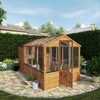12 x 6ft Large Wooden Shed Greenhouse Combo - Mercia