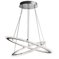 2 Frosted Hoop Pendant Light - Solexa