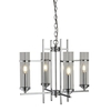 4 Lights Pendant in Chrome - Milco