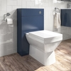 Ashford 500mm WC Unit with Arissa Chrome and Tabor BTW - Matt Ocean Blue