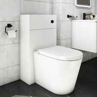 Back to Wall Smart Bidet Toilet Combo - with Sion White WC Unit & Cistern - Purificare