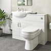 Basin Vanity Combination Unit with Back to Wall Toilet 550mm - Classic Range