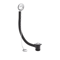 Bath Waste & Overflow with Brass Plug & Link Chain