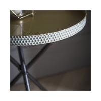 Bedside Table in Black and Gold - Epsom - Gallery