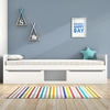 Blake White Single Bed Frame with Pull Out Storage Drawers