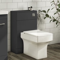 Camborne Back to Wall WC Unit - Wolf Grey