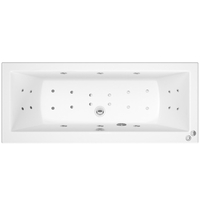 Chiltern Double Ended Bath with 14 Jet Whirlpool System and 12 Jet Airspa System - 1700 x 750mm