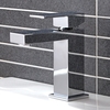 Chrome Mono Basin Mixer Tap - Cube Range