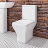 Close Coupled Short Projection Toilet with Wrap Soft Close Seat - Austin Range