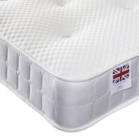 Cool Blue Spring and Memory Foam Classic Mattress Double 4ft6