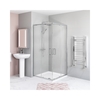Corner Entry Enclosure with Tray 800 x 800mm - 6mm Glass - Juno Range