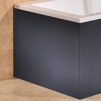 Cuba Grey 700mm Bath End Panel with Adjustable Height