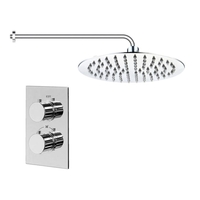 EcoS9 Thermostatic Dual Shower Valve With Overhead and Wall arm