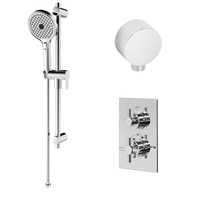EcoStyle Thermostatic Dual Shower Valve with Rina Slide Rail Kit