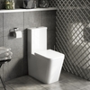 Evan Close Coupled WC and Soft Close Seat - Closed Back