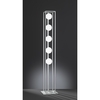 Floor Lamp in Matt Nickel with 5 Lights - Aurelia