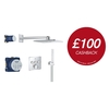 Grohe Grohtherm SmartControl Square Perfect Shower Set with Rainshower 310 SmartActive - 34706000
