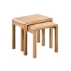 Julian Bowen Curve Oak Nest of 2 Tables