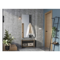 Kante Hallway Storage Unit in Grey