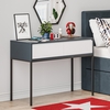 Kids Grey Retro Desk with 2 Drawers - Aiko