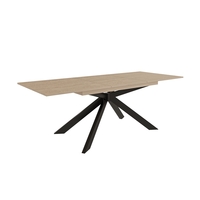 Large Oak Extendable Dining Table - Seats 8 - Carson