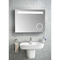 LED Illumination Incl Magnifying Mirror De-mist Shaving Socket & Infrared Sensor Size_ 800x600x4