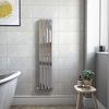 Mojave Chrome Single Panel Vertical Radiator - 1600 x 300mm