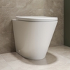 Newport Rimless Back to Wall WC and Soft Close Wrap Seat
