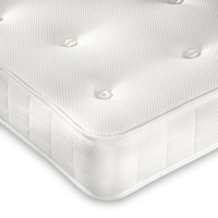 Pair of Clay Firm Orthopaedic Open Coil Spring Mattresses - Single + Single