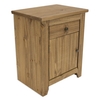 Pine Bedside Table with 1 Door and 1 Drawer - Havana - LPD