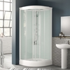 Quadrant Shower Cabin with 6 Body Jets & Hydromassage 900 x 900mm - Aqualine Range