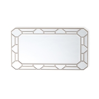 Rosa Rectangular Mirror with Patterns - Vida Living