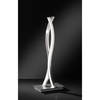 Silver Table Lamp with Twist Design - Segura