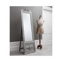 Silver Vintage Free standing Mirror - Caspian House