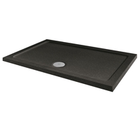Slim Line Black Sparkle 1200 x 800 Rectangular Shower Tray