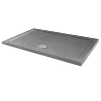 Slim Line Grey Sparkle 1100 x 760 Rectangular Shower Tray