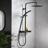 Triton Showers Push Button Mixer Shower - Matte Black