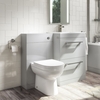 Universal Toilet and Basin Combination Unit - Grey - Ashford and Addison