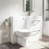 Universal Toilet and Basin Combination Unit - White - Ashford and Addison