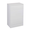 White Back to Wall WC Toilet Unit - Without Toilet - W600 x D300mm