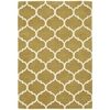 Yellow & White Rug with Pattern - 120x170cm
