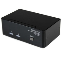 2 Port Dual DVI USB KVM Switch with Audio