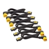 APC Power Cord Kit 6 ea Locking C13 TO C14 90 Degree 0.6m