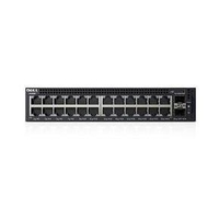 Dell Networking X1026 Smart Web Managed Switch 24x 1GbE and 2x 1GbE SFP ports/X1026X1026P Limited Lifetime Hardware Warr