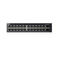 Dell Networking X1026P Smart Web Managed Switch 24x 1GbE PoE up to 12x PoE+ and 2x 1GbE SFP ports/X1026X1026P Limited Li