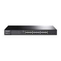 TP-Link T1600G-28PS 24-Port Gigabit Managed Smart POE Switch 4 SFP Slots VLAN